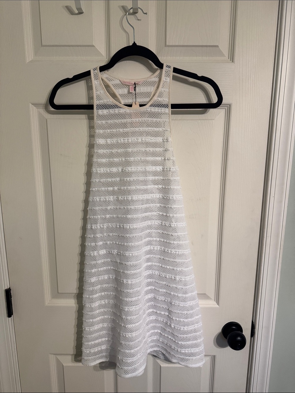 Victoria's Secret White Crochet Swim Coverup Dress